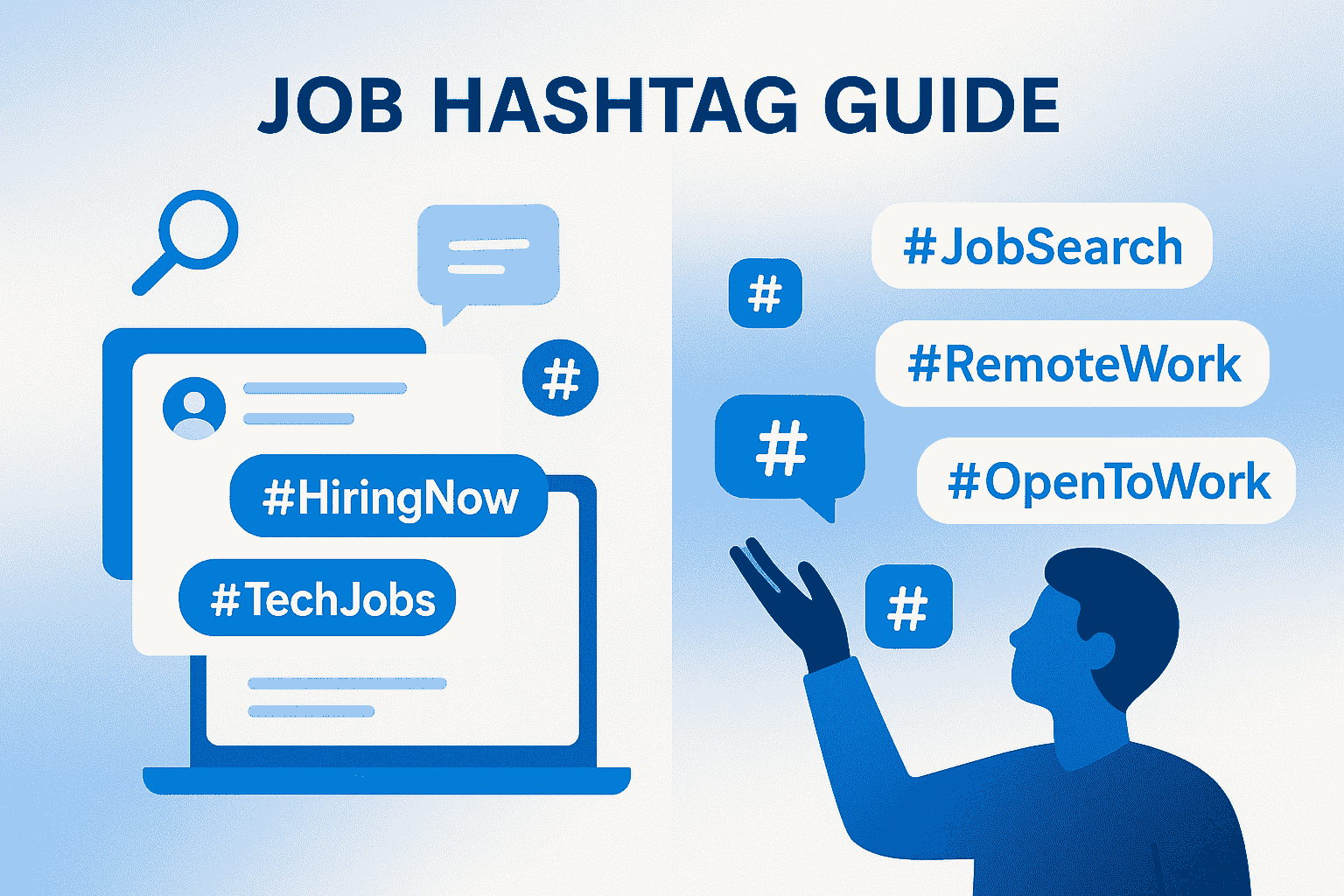 35+ LinkedIn Hashtags for Job Seekers (2026)