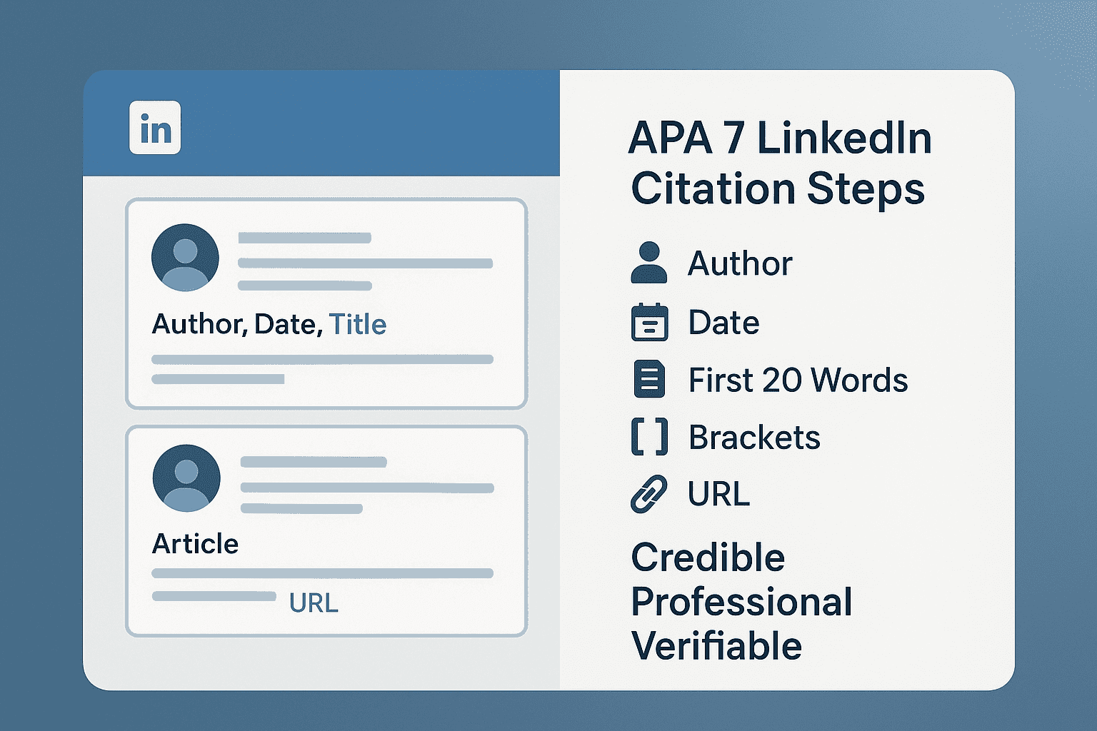 How to Cite LinkedIn in APA (7th)
