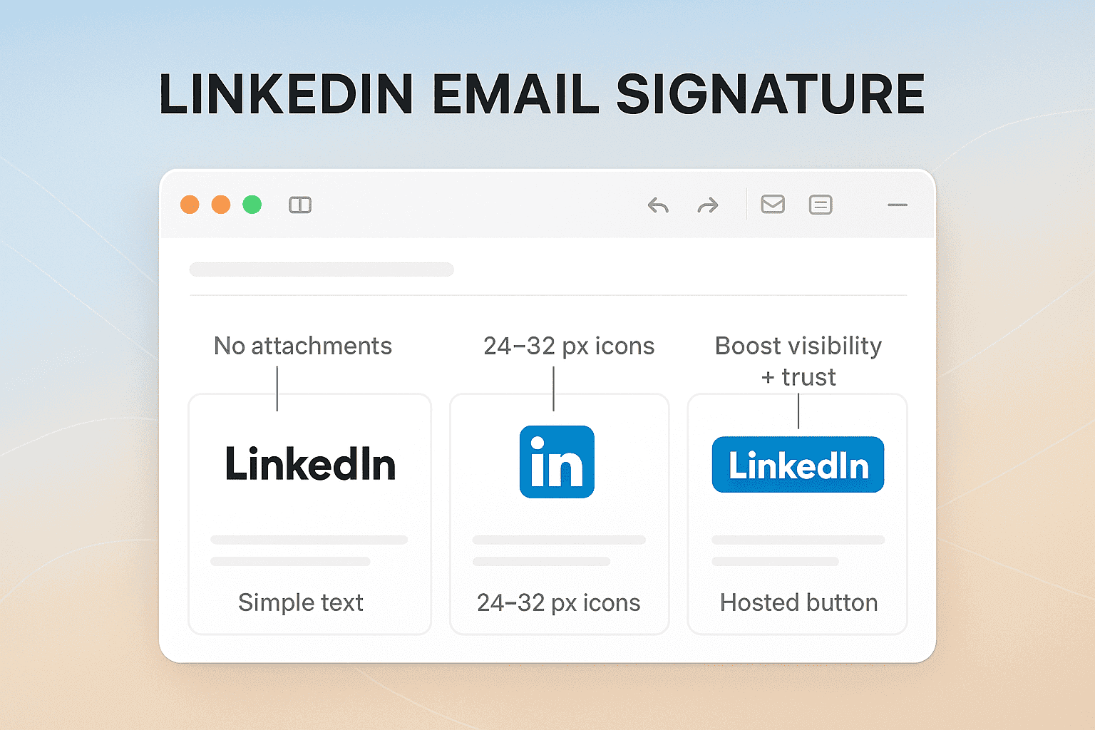 How to Add LinkedIn to Email Signature on Mac (2026 Guide)