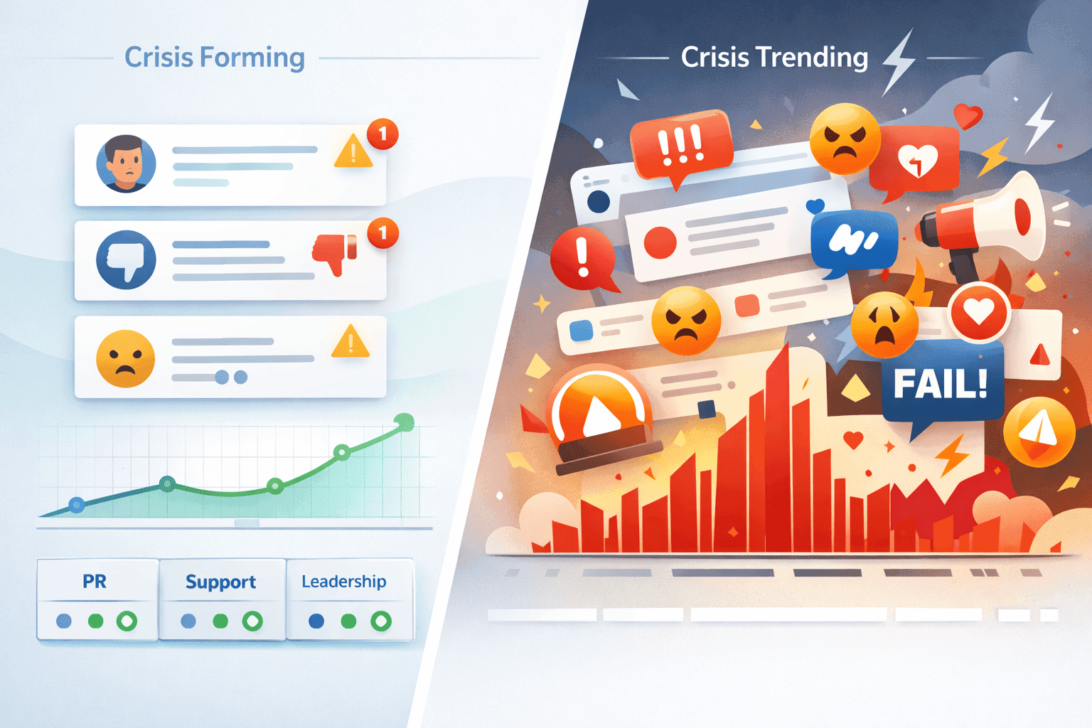 Crises become manageable instead of catastrophic