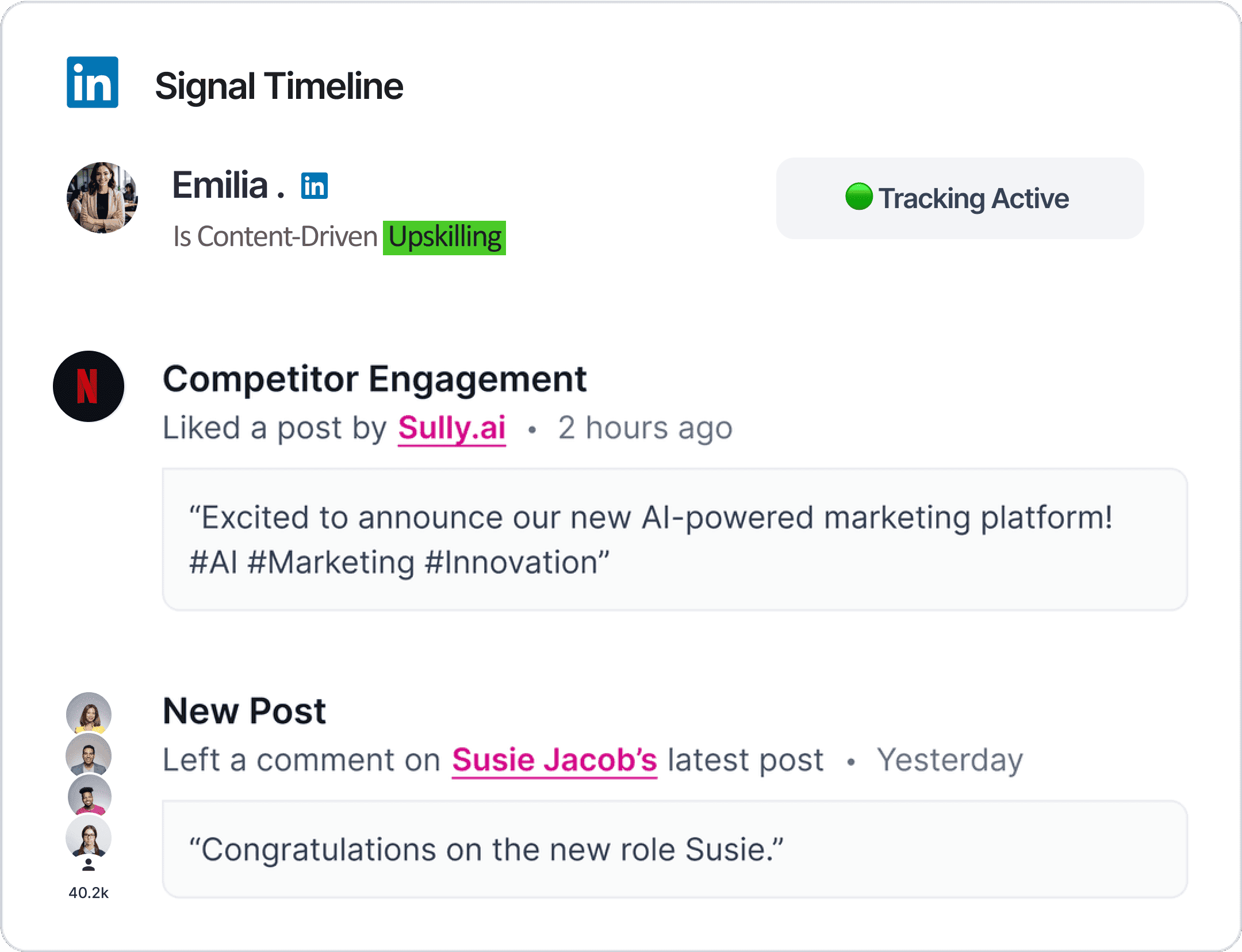 Product feature